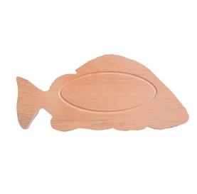 handmade Beech wood chopping board on Fish shape